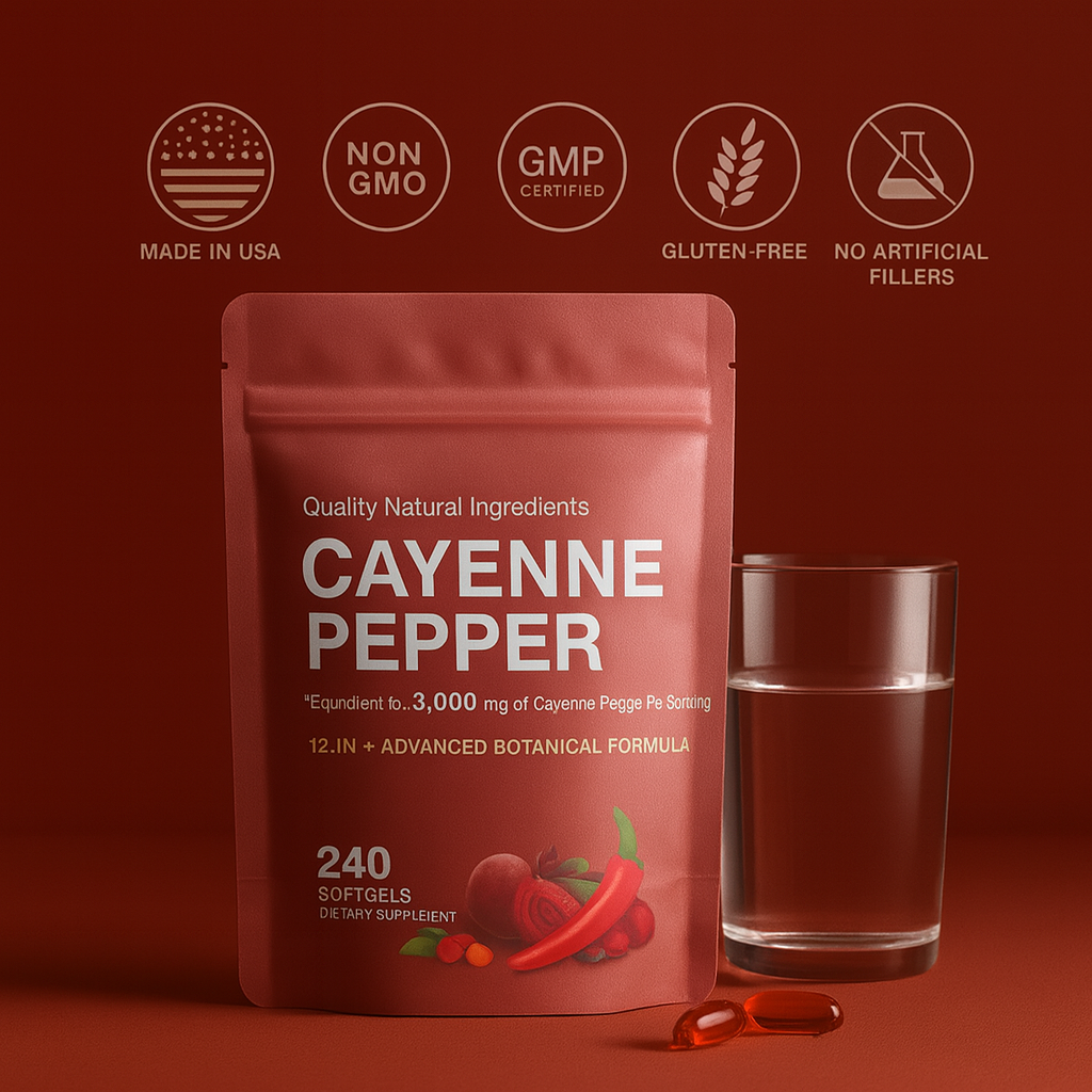 Suvéea Cayenne Pepper Softgels
