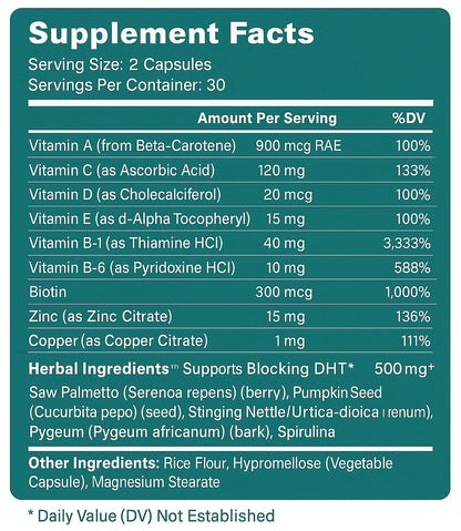 Suvéea Natural DHT Blocker