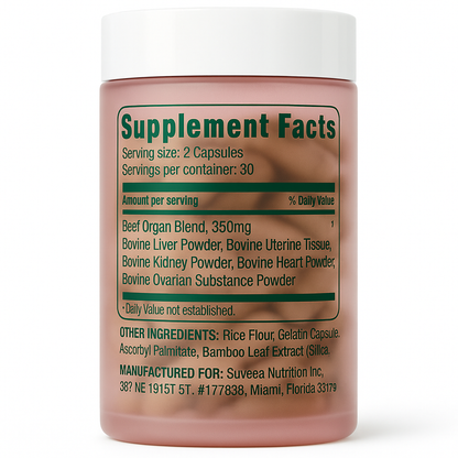 Suvéea BiFi Primal Beef Organ Capsules