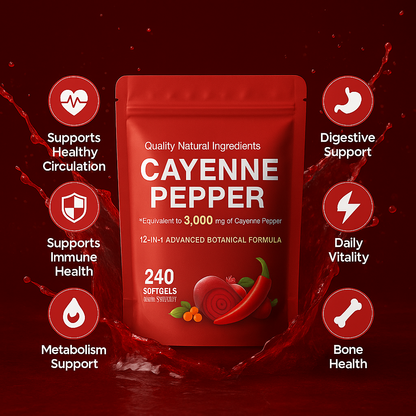 Suvéea Cayenne Pepper Softgels