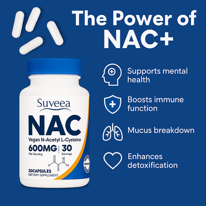 Suvéea N-Acetyl L-Cysteine (NAC) Capsules