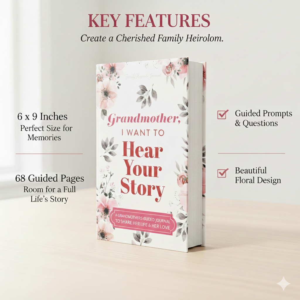 Grandmother I Want to Hear Your Story Journal Notebook