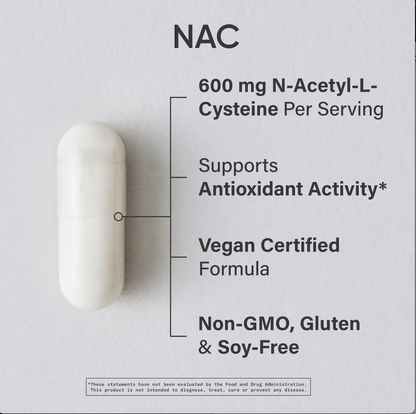 Suvéea N-Acetyl L-Cysteine (NAC) Capsules