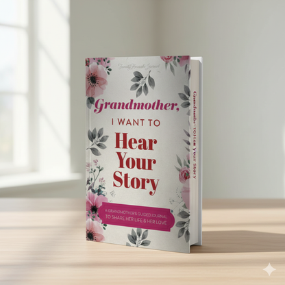 Grandmother I Want to Hear Your Story Journal Notebook