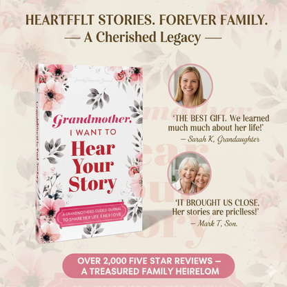 Grandmother I Want to Hear Your Story Journal Notebook