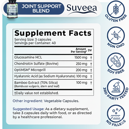 Suveea Glucosamine Chondroitin, MSM, Joint Support Supplement